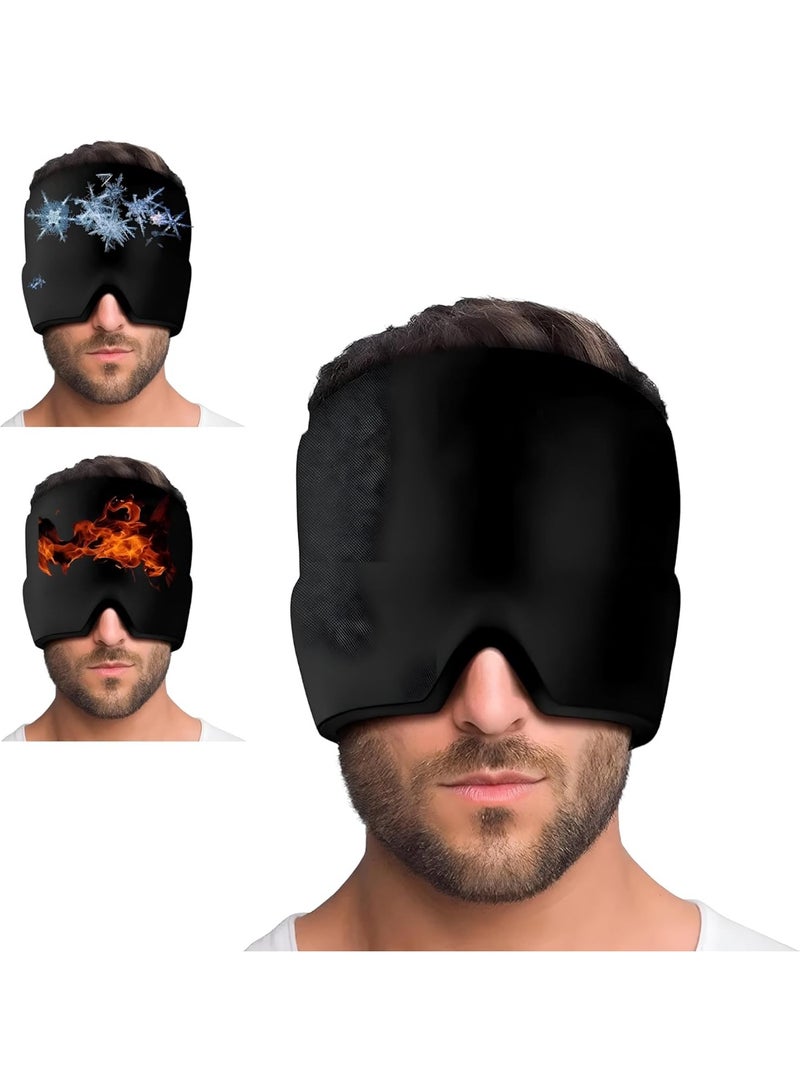 Headache Relief Hat - Innovative cold and hot therapy cap designed to alleviate migraine pain and stress, providing comfort and relaxation for your head. (2 pcs) - Image 4